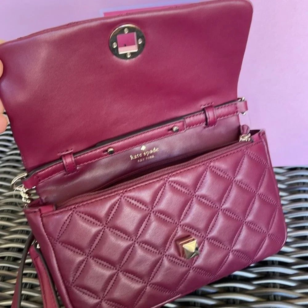 Kate Spade Natalia Crossbody Blackberry Preserve - Picture 9 of 15